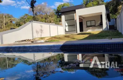 Casa á venda, com piscina em terra preta - mairiporã/sp