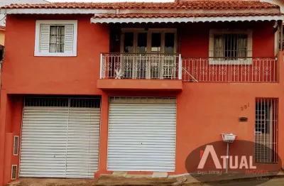 Casa com salão comercial à venda no jd. alvinópolis -- atibaia