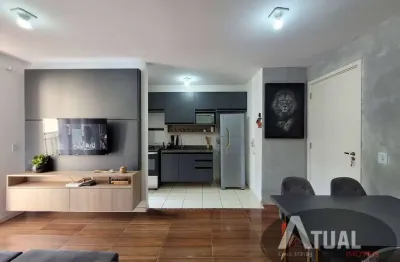 Apartamento com 2 dormitórios no condomínio aquarela – atibaia/sp