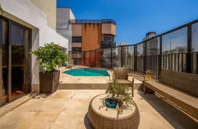 Venda de apartamento de luxo com 4 quartos e 4 suítes no jardim paulista, são paulo-sp - 455m² - 4 vagas de garagem