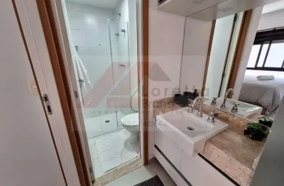 Imóvel porteira fechada / mobiliado c/ 01 dormitório/1 vaga de garagem.