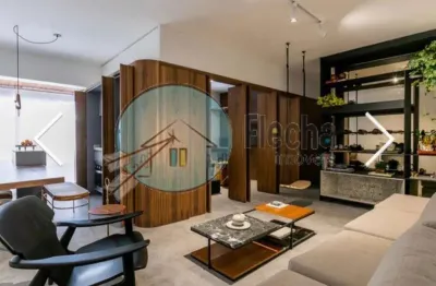 Lindo flat todo decorado recentemente, porteira fechada - 1 suíte e 1 vaga.