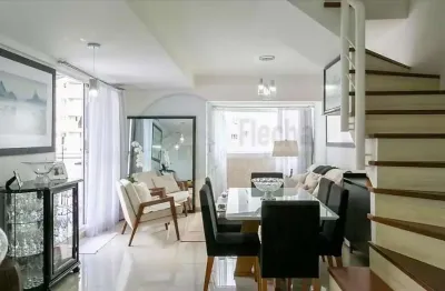 Linda cobertura duplex 130m² pronta para morar excelente localização - 3 dormitórios (sendo uma suíte) e 2 vagas.