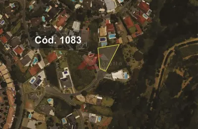 Terreno em condomínio à venda em cotia-sp, jardim passárgada i 1.483 m² de área privilegiada