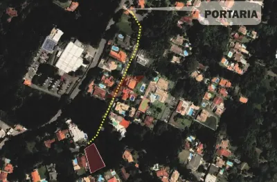 Terreno em condomínio de luxo à venda em cotia-sp, bairro algarve - 1.403,00m² de pura exclusividade!