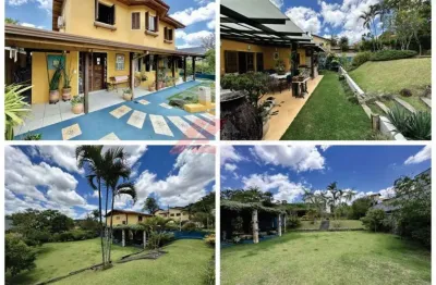 Casa de alto padrão em condomínio à venda em jandira-sp, bairro nova higienópolis. 3 quartos, 1 suíte, 2 salas, 4 banheiros, 2 vagas de garagem, 240m².