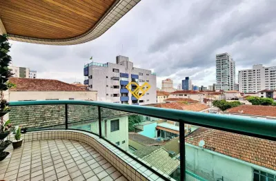Apartamento com 2 quartos à venda no Embaré, Santos 