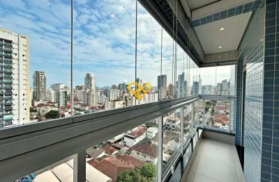 Apartamento com 3 quartos para alugar no Embaré, Santos 