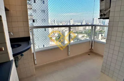Apartamento para aluguel, 3 quartos, 1 suíte, 1 vaga, ponta da praia - santos/sp