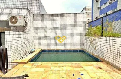 Cobertura com 4 quartos para alugar no Boqueirão, Santos 