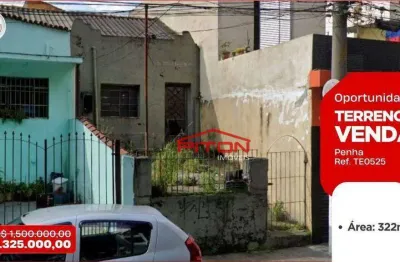Terreno à venda na Rua Demini, 315, Penha, São Paulo