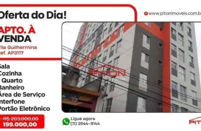 Apartamento com 1 quarto à venda na Rua Doutor Fábio Montenegro, 163, Vila Guilhermina, São Paulo