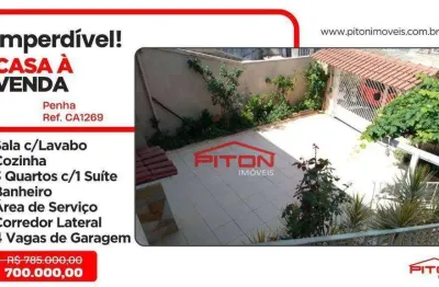 Casa com 3 quartos à venda na Rua Coronel Meireles, 1318, Penha, São Paulo