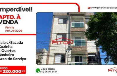 Apartamento com 2 quartos à venda na Rua Guilherme Rudge, 45, Penha, São Paulo