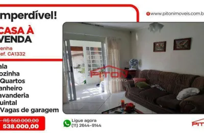 Casa com 2 quartos à venda na Rua São Quintino, 128, Penha, São Paulo