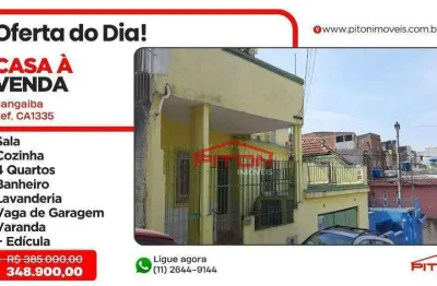Casa com 4 quartos à venda na Rua Tucanos, 8, Cangaíba, São Paulo