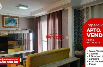 Apartamento com 2 quartos à venda na Rua Mercedes Lopes, 480, Penha, São Paulo