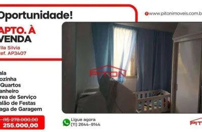 Apartamento com 2 quartos à venda na Rua Araçazal, 105, Vila Sílvia, São Paulo