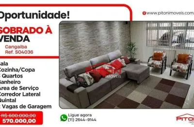 Casa com 3 quartos à venda na Rua Thomás Cooke, 44, Cangaíba, São Paulo