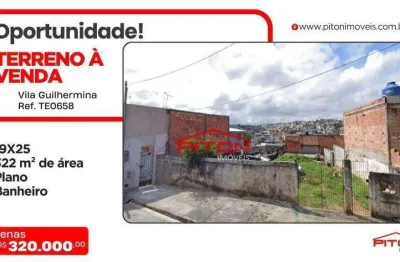 Terreno à venda na Rua Tatuibi, 12, Guaianases, São Paulo