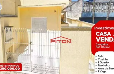 Casa com 1 quarto à venda na Rua José Medina Zavalla, 20, Cangaíba, São Paulo