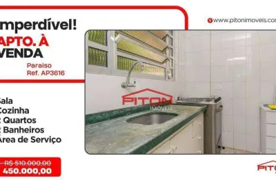 Apartamento com 2 quartos à venda na Rua Chui, 162, Paraíso, São Paulo
