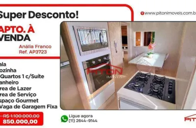 Apartamento com 3 quartos à venda na Avenida Doutor Eduardo Cotching, 388, Jardim Anália Franco, São Paulo
