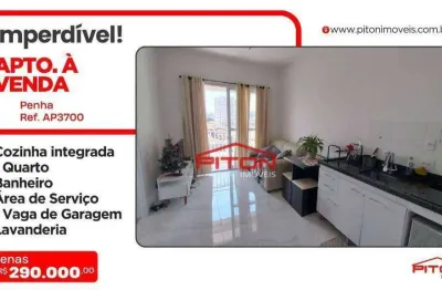 Apartamento com 1 quarto para alugar na Avenida Amador Bueno da Veiga, 2187, Penha, São Paulo