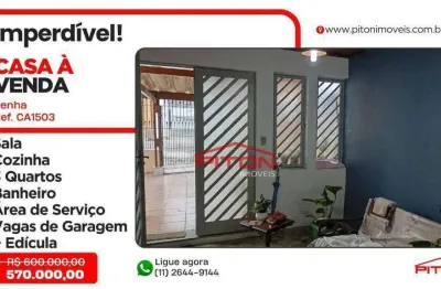 Casa com 3 quartos à venda na Rua Siuci, 253, Penha, São Paulo