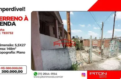 Terreno à venda na Rua Vicente de Souza Barros, 70, Penha, São Paulo