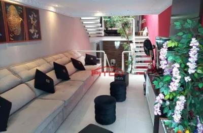 Sobrado mobiliado 3 quartos um suíte à venda, 185 m² por r$ 1.200.000 - vila ré - são paulo/sp