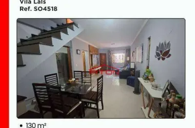 Sobrado com 2 dormitórios à venda, 130 m² por R$ 850.000,00 - Vila Laís - São Paulo/SP
