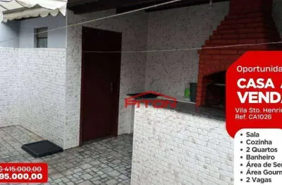 Casa com 2 quartos à venda na Rua Copará, 289, Cangaíba, São Paulo
