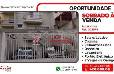 Casa com 2 quartos à venda na Rua Ipirá, 41, Aricanduva, São Paulo