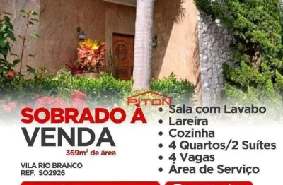 Casa com 4 quartos à venda na Rua Japaraiquara, 490, Vila Rio Branco, São Paulo