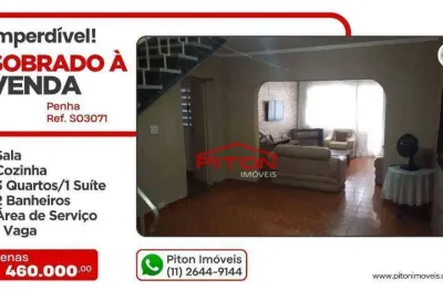 Casa com 3 quartos à venda na Rua Professora Dulce de Almeida, 83, Penha, São Paulo