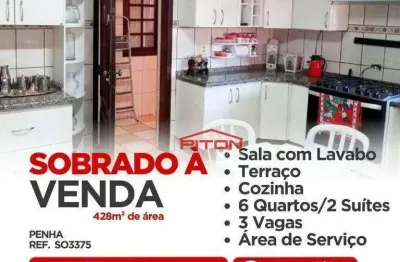 Casa com 6 quartos à venda na Rua Mercedes Lopes, 109, Penha, São Paulo