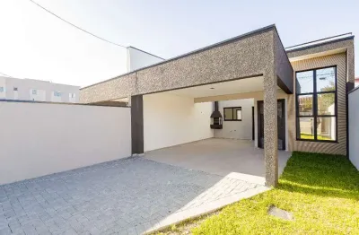 Casa com 3 quartos à venda na rua são luiz, 213, águas belas, são josé dos pinhais, 104 m2 por r$ 699.000