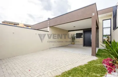 Casa com 3 quartos à venda na rua curiúva, 451, pedro moro, são josé dos pinhais, 118 m2 por r$ 769.000
