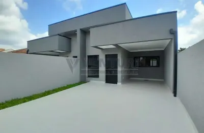 Casa com 3 quartos à venda na rua sergipe, 74, boneca do iguaçu, são josé dos pinhais, 92 m2 por r$ 780.000