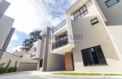 Casa com 3 quartos à venda na travessa ferreira, 52, uberaba, curitiba, 131 m2 por r$ 820.000