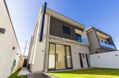 Casa em condomínio fechado com 3 quartos à venda na rua dos pintassilgos, 130, afonso pena, são josé dos pinhais, 258 m2 por r$ 1.980.000