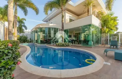 Casa com 4 suítes 6 banheiros 6 vagas a venda no alphaville dom pedro em campinas-sp