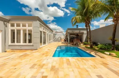 Casa térrea mobiliada com 4 quartos 2 suítes 4 banheiros 4 vagas para venda ou locação no alphaville em campinas/sp
