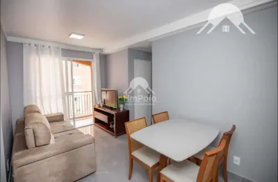Apartamento mobiliado com 3 quartos 1 suíte 2 banheiros 2 vagas a venda na vila saturnia em campinas-sp