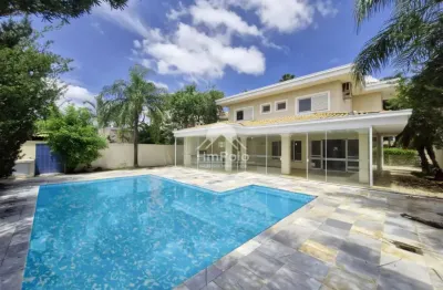 Casa sobrado com 4 suítes para locação no alphaville campinas em campinas/sp