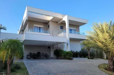 Casa à venda em campinas, loteamento mont blanc residence, com 4 suítes, com 407 m²