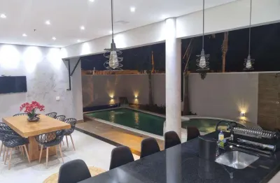 Casa à venda em paulínia, parque brasil 500, com 4 suítes, com 338 m²