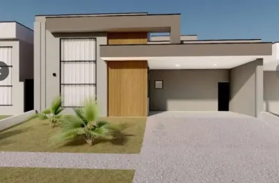 Casa à venda em paulínia, parque brasil 500, com 3 suítes, com 196.5 m², residencial royal garden