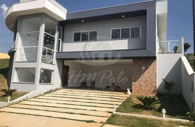 Casa à venda em bragança paulista, condomínio villa real de bragança, com 3 suítes, com 230 m²